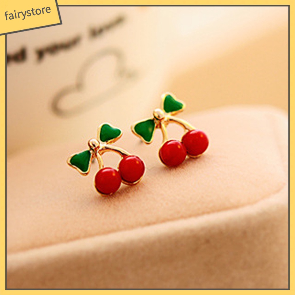 [FRO] Set 2 Khuyên Tai Dạng Hạt Xỏ Màu Vàng Kim Trang Trí Phòng Trang Điểm