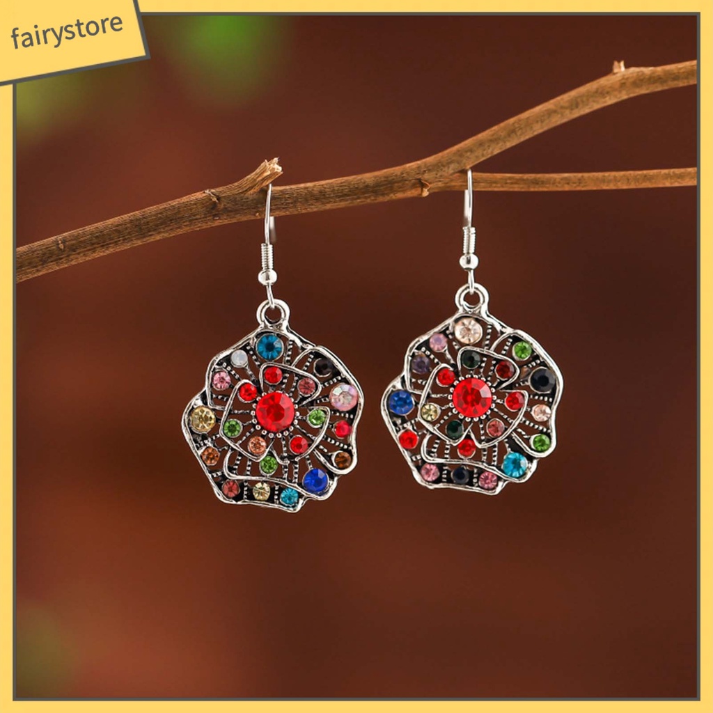 1 Đôi Bông Tai Lủng Lẳng Chống Oxy Hóa Chống Dị Ứng Dễ Sử Dụng Phong Cách Boho Cho Nữ