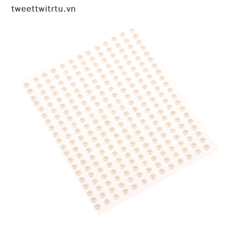 Hạt Ngọc Trai Giả Bằng Acrylic 3 / 4 / 5 / 6mm Dùng Trang Trí Đồ Chơi