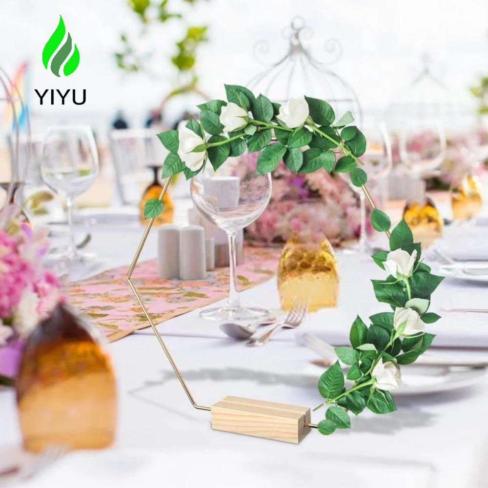 Khuyên Tai Tròn Họa Tiết Hoa Sáng Tạo Bền Bỉ|Vòng Hoa Kim Loại Trang Trí Tiệc Cưới / Giáng Sinh