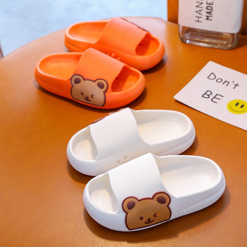 Dép Đi Trong Nhà Họa Tiết Gấu Hoạt Hình Dễ Thương Cho Bé timetunnel