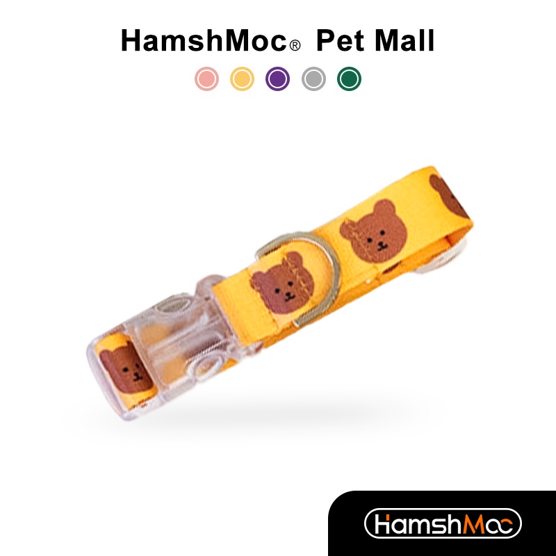 HamshMoc Vòng Cổ Mềm Mại Có Khóa Mạnh Mẽ Tháo Gỡ Nhanh Nhẹ Thoải Mái Cho Cún Cưng Cỡ Nhỏ / Vừa / Nhỏ