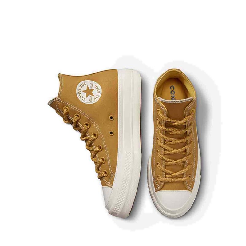 Giày Converse Women' Chuck Taylor All Star Lift Platform Workwear Textiles - Brown