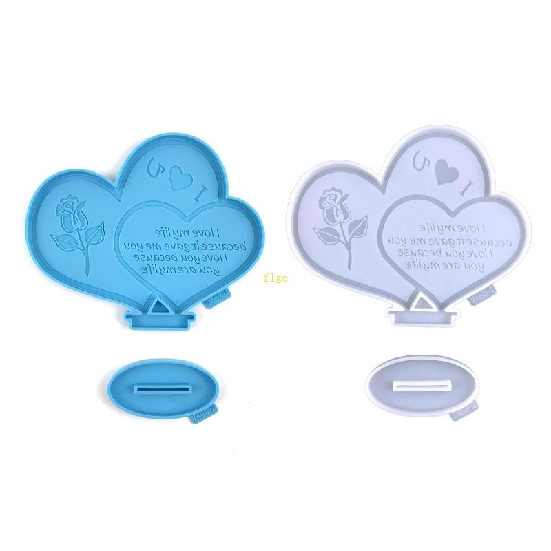 Khuôn Silicone Hình Trái Tim Làm Trang Sức Thủ Công Diy