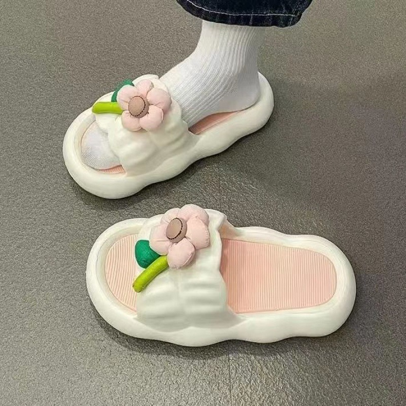 Dép Đế Dày Mềm Mại Chống Trượt Họa Tiết Hoạt Hình Thời Trang Mùa Hè 2023 Cho Nữ