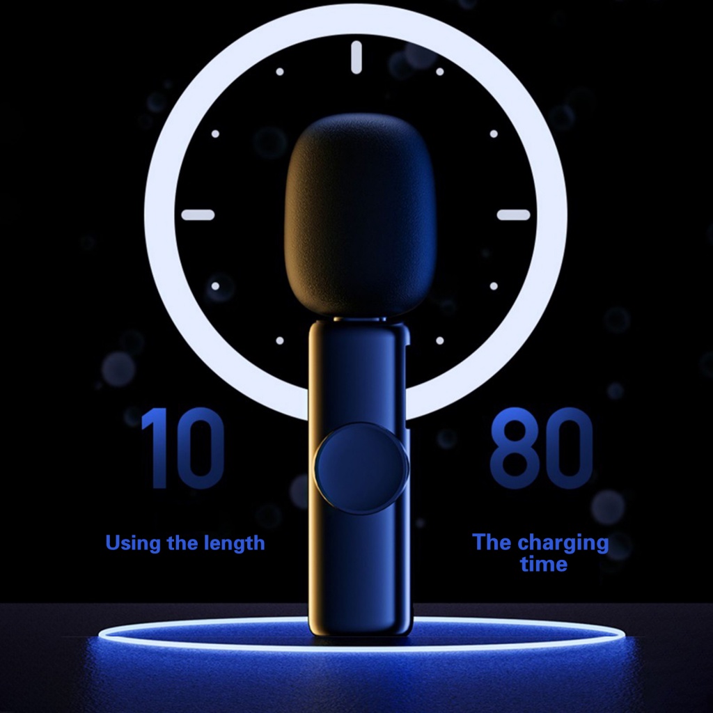 Bộ 2 Micro Không Dây Loại C 2.4G Dùng Trong Nhà Tiện Dụng