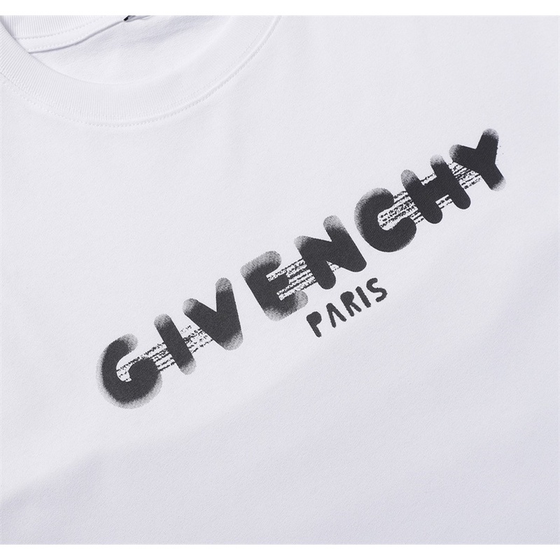 Áo Thun Ngắn Tay In Chữ G gradient Thời Trang