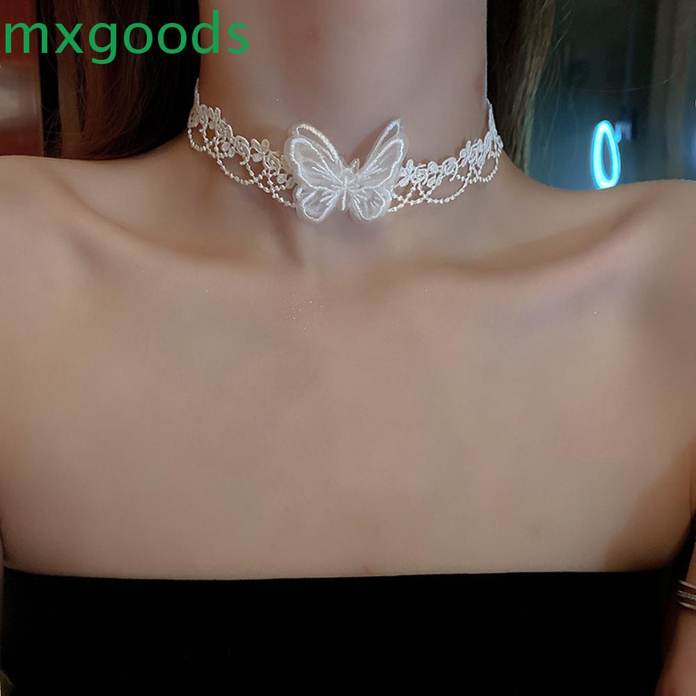 Vòng Cổ Choker Ren Hoa Rỗng Kiểu Dáng Ngọt Ngào Mới Cho Đám Cưới
