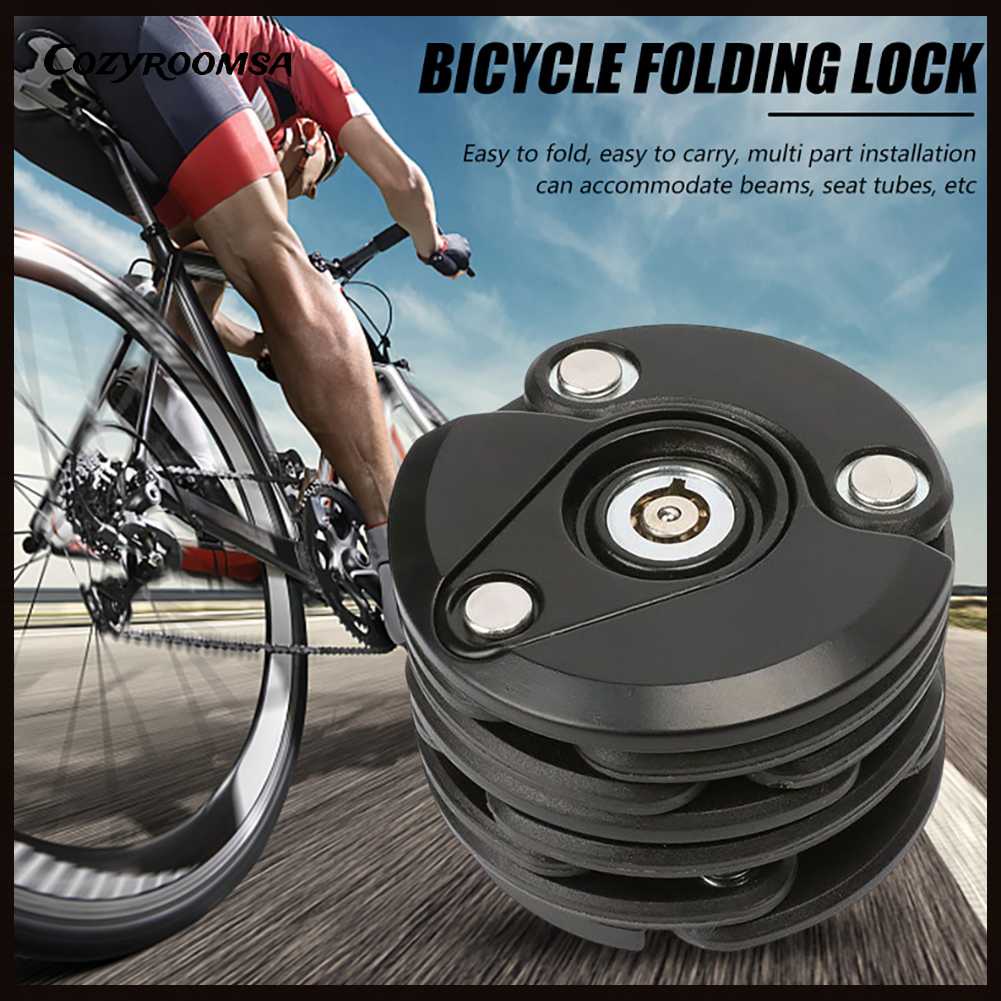 Dây Xích Khóa Xe Đạp / Xe Máy Bằng Hợp Kim Thép Cao Cấp