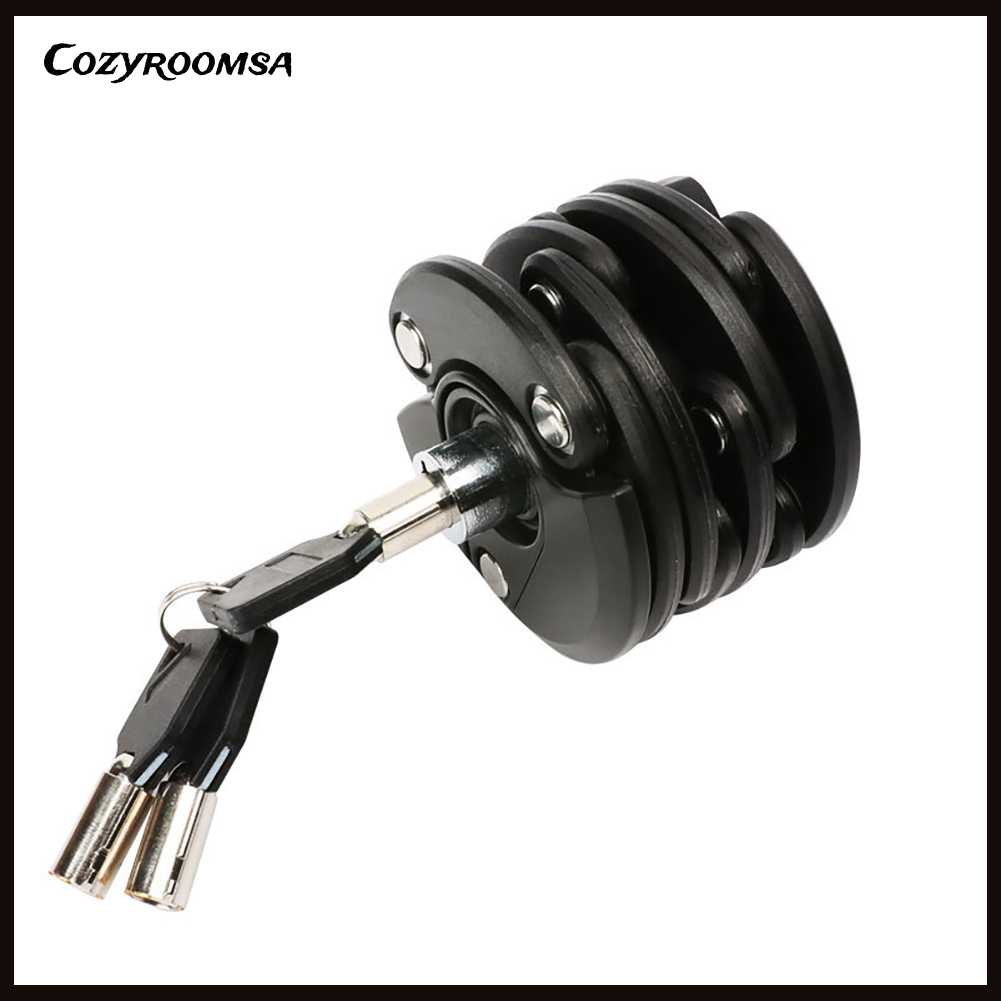 Dây Xích Khóa Xe Đạp / Xe Máy Bằng Hợp Kim Thép Cao Cấp