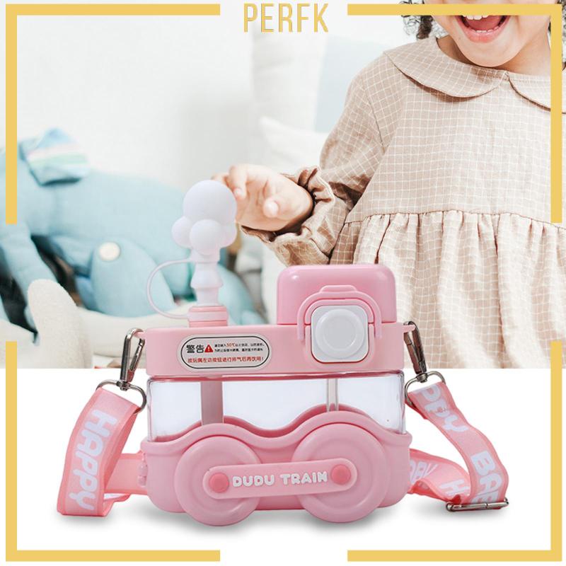 Bình Nước Di Động Dễ Thương Có Dây Đeo Vai Tùy Chỉnh Cho Bé