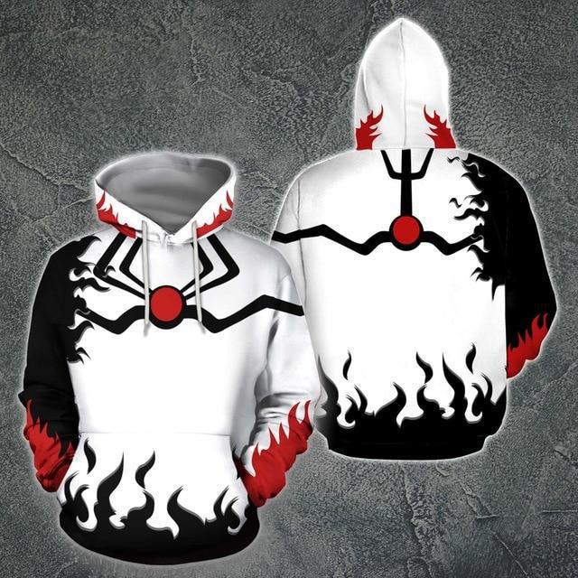 Áo Hoodie Tay Dài In Họa Tiết Anime Kurosaki ichigo Oversize Dành Cho Nam Nữ