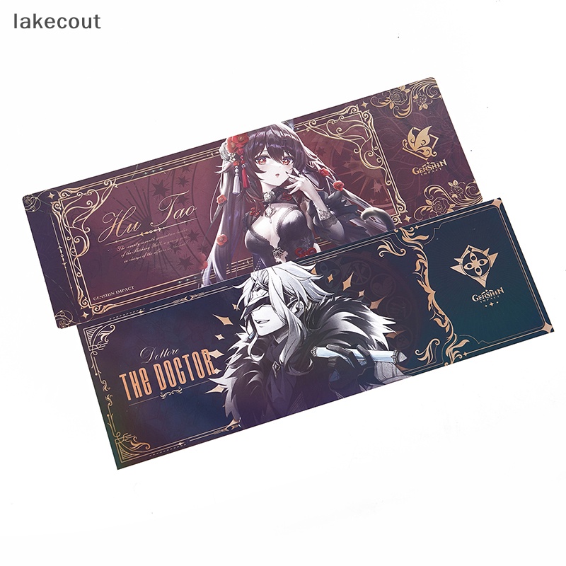 Thẻ Đánh Dấu Trang Sách Hai Mặt Laser Ánh Đồng Hình Anime Dễ Thương