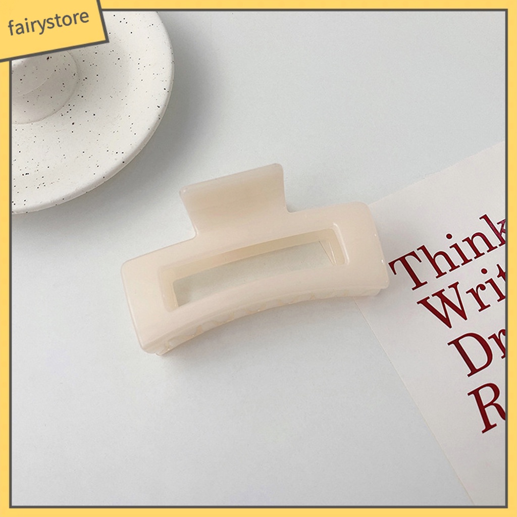 Kẹp Tóc Hình Vuông Màu Trơn Thanh Lịch Dành Cho Nữ