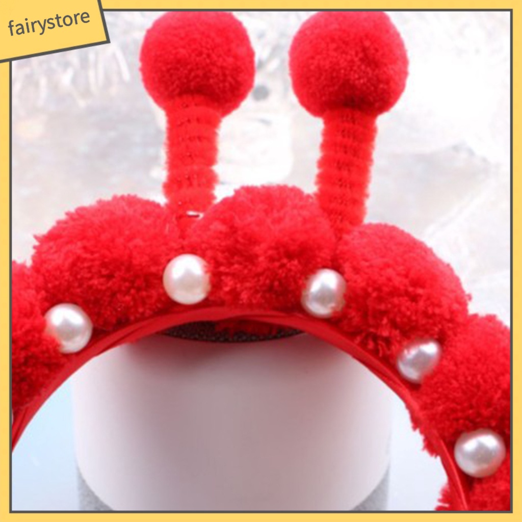 Băng Đô Cài Tóc Chống Trượt Thiết Kế Tua Rua Phong Cách Trung Hoa Mừng Năm Mới