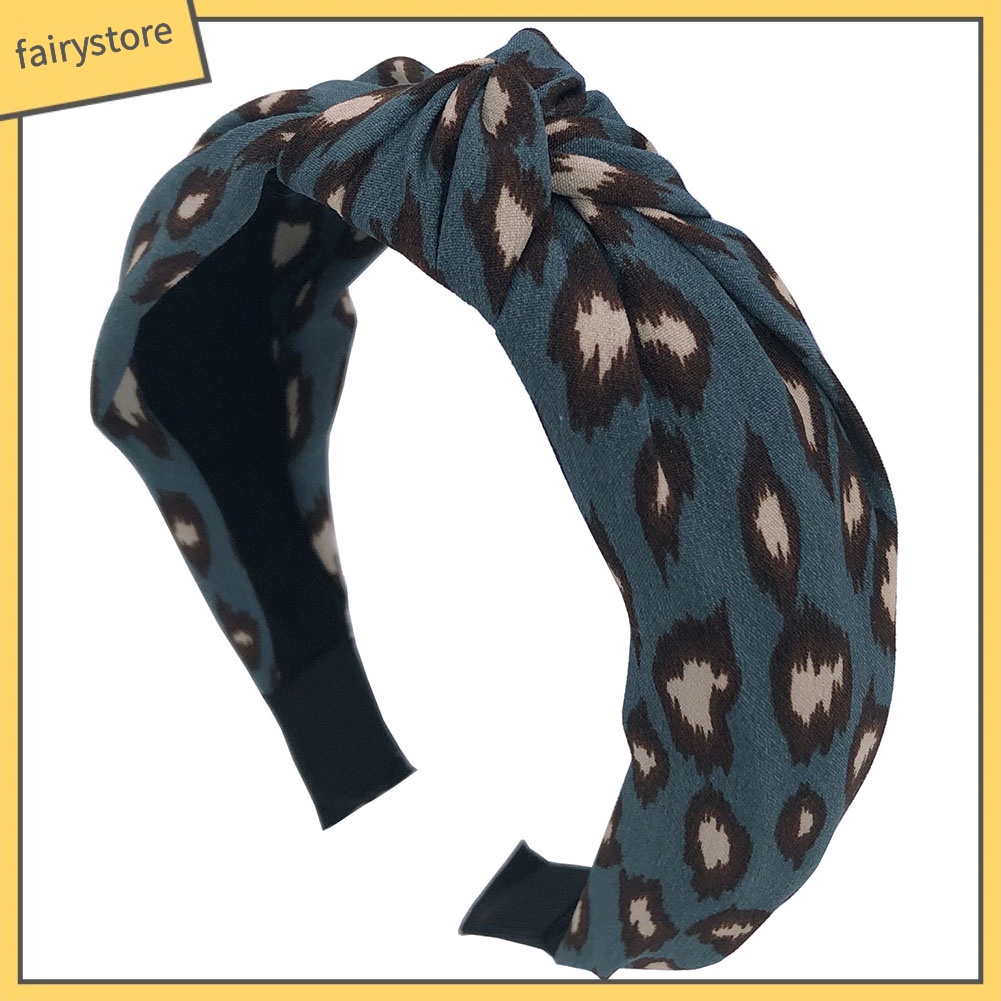 Băng Đô Họa Tiết Da Báo Thời Trang Dành Cho Nữ