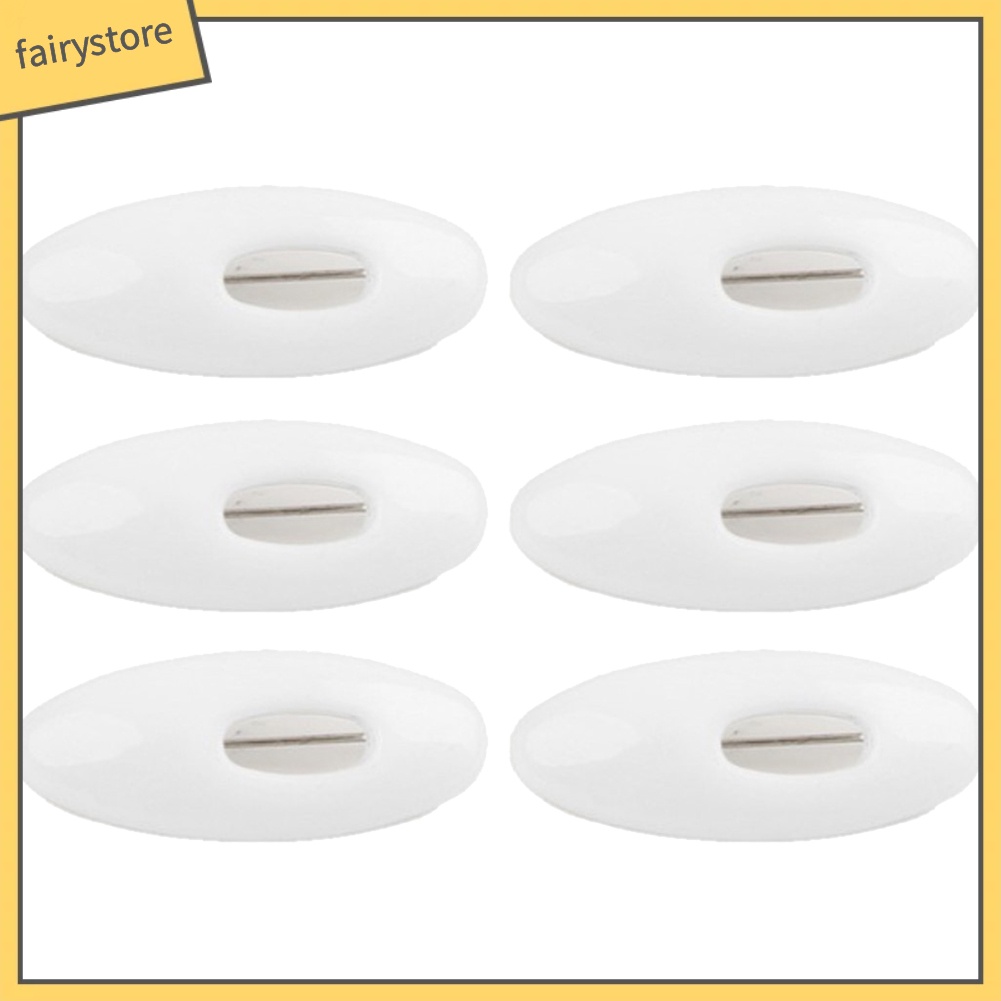 Set 6 Ghim Cài Áo / Khăn Choàng / Cà Vạt Bằng Nhựa Resin An Toàn