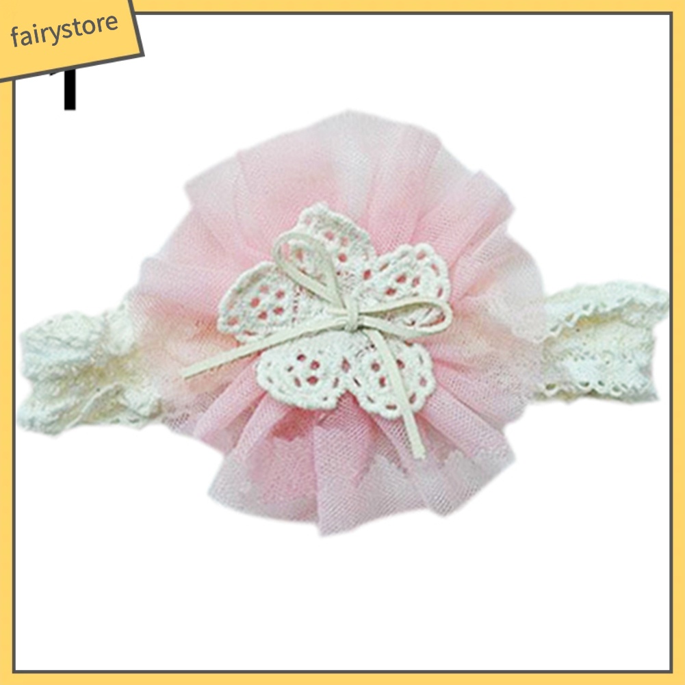 Băng Đô Ren Hoa Dễ Thương Cho Bé Gái