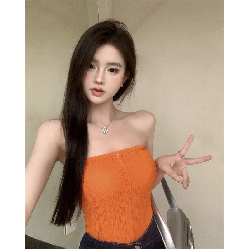 Áo Dệt Kim Sát Nách Dáng Ôm Quyến Rũ Trẻ Trung Cho Bạn Gái