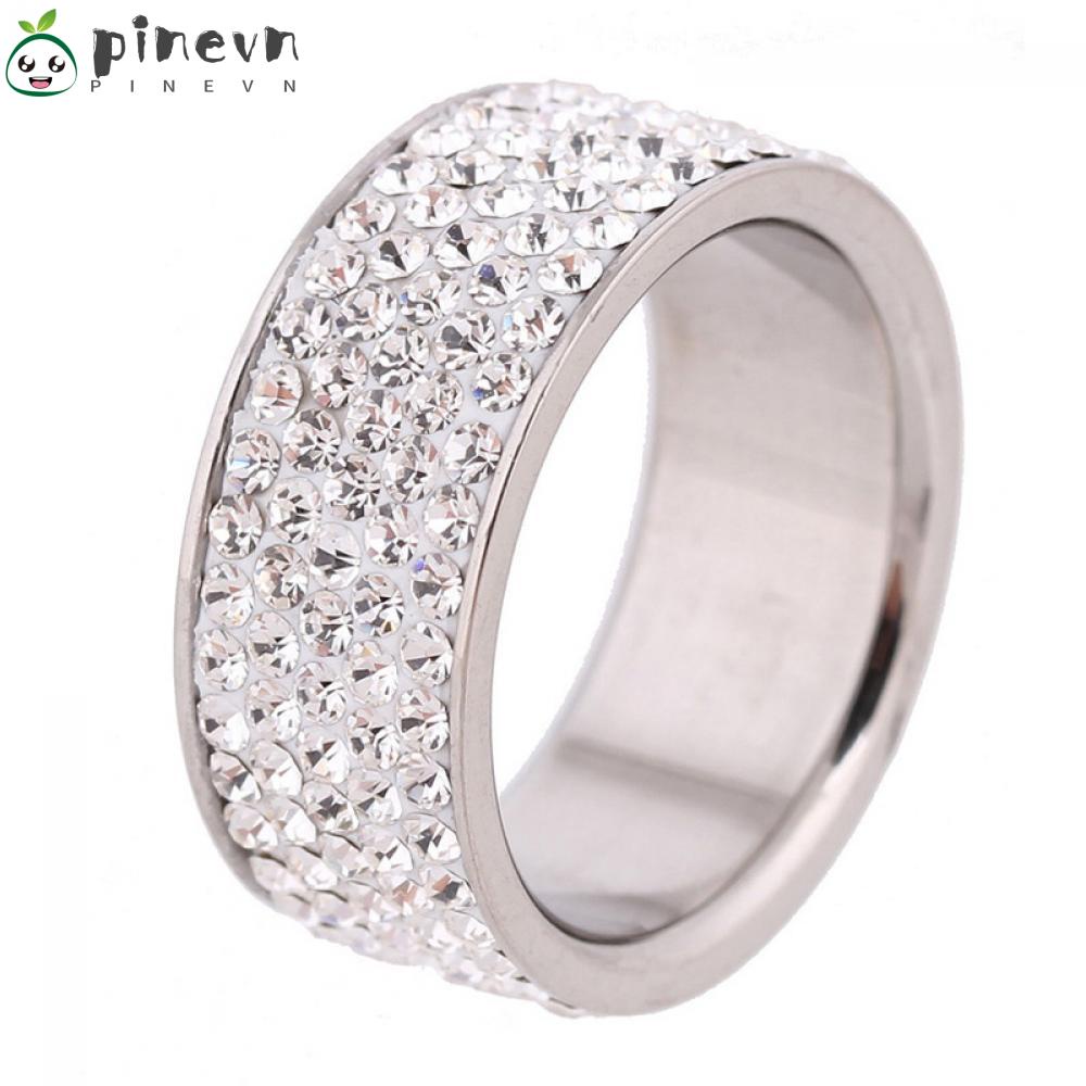 Nhẫn Thép Không Gỉ 8mm Dành Cho Nam Và Nữ