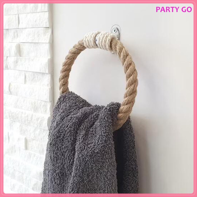 Giá Đỡ Cuộn Khăn Giấy Vệ Sinh Phong Cách Boho Mộc Mạc