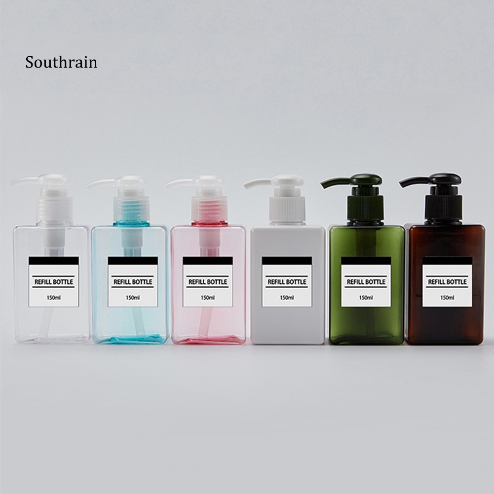 Bình Đựng Dầu Gội / Sữa Tắm Dạng Nhấn 100 / 150 / 250 / 280 / 450ml Tiện Dụng