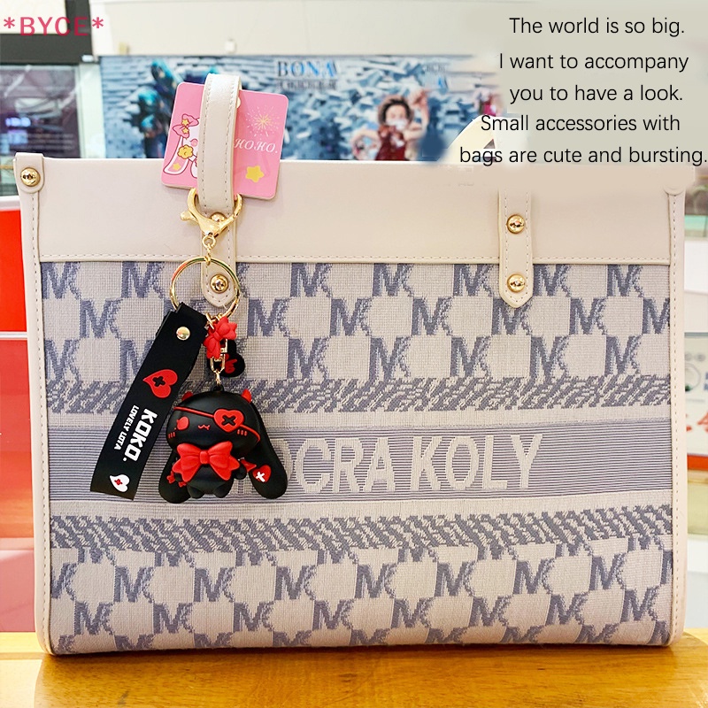 Móc Chìa Khóa Hình Thỏ Mặt Trăng Ngôi Sao Thời Trang Dành Cho Nữ Mới