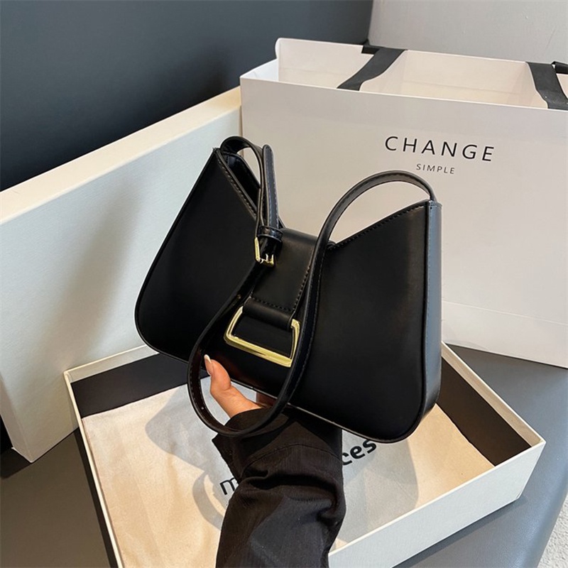 Túi Đeo Chéo Hình Vuông Nhỏ Màu Trơn Đơn Giản Thời Trang Phong Cách Hàn Quốc Cho Nữ