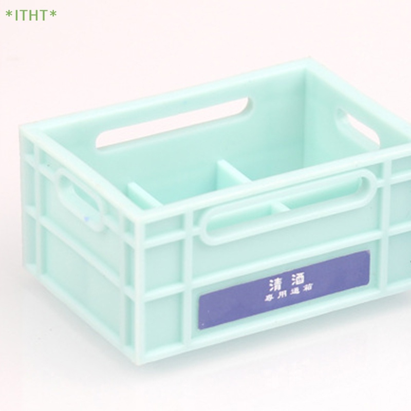 Giỏ Đựng Lon Bia Mini Để Bàn Trang Trí Nhà Búp Bê Mới