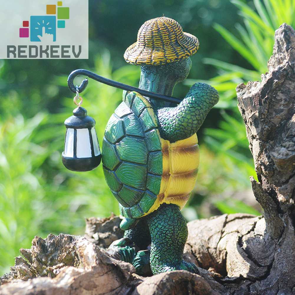 Tượng Rùa Bằng Nhựa Resin Chống Nước Sáng Tạo Trang Trí Trong Nhà / Ngoài Trời