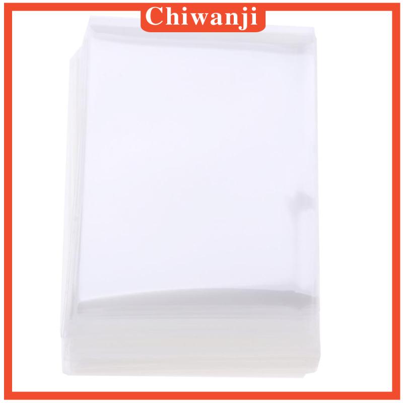 Set 100 Bao Đựng Thẻ Ngân Hàng Trong Suốt Kích Thước 60x90mm