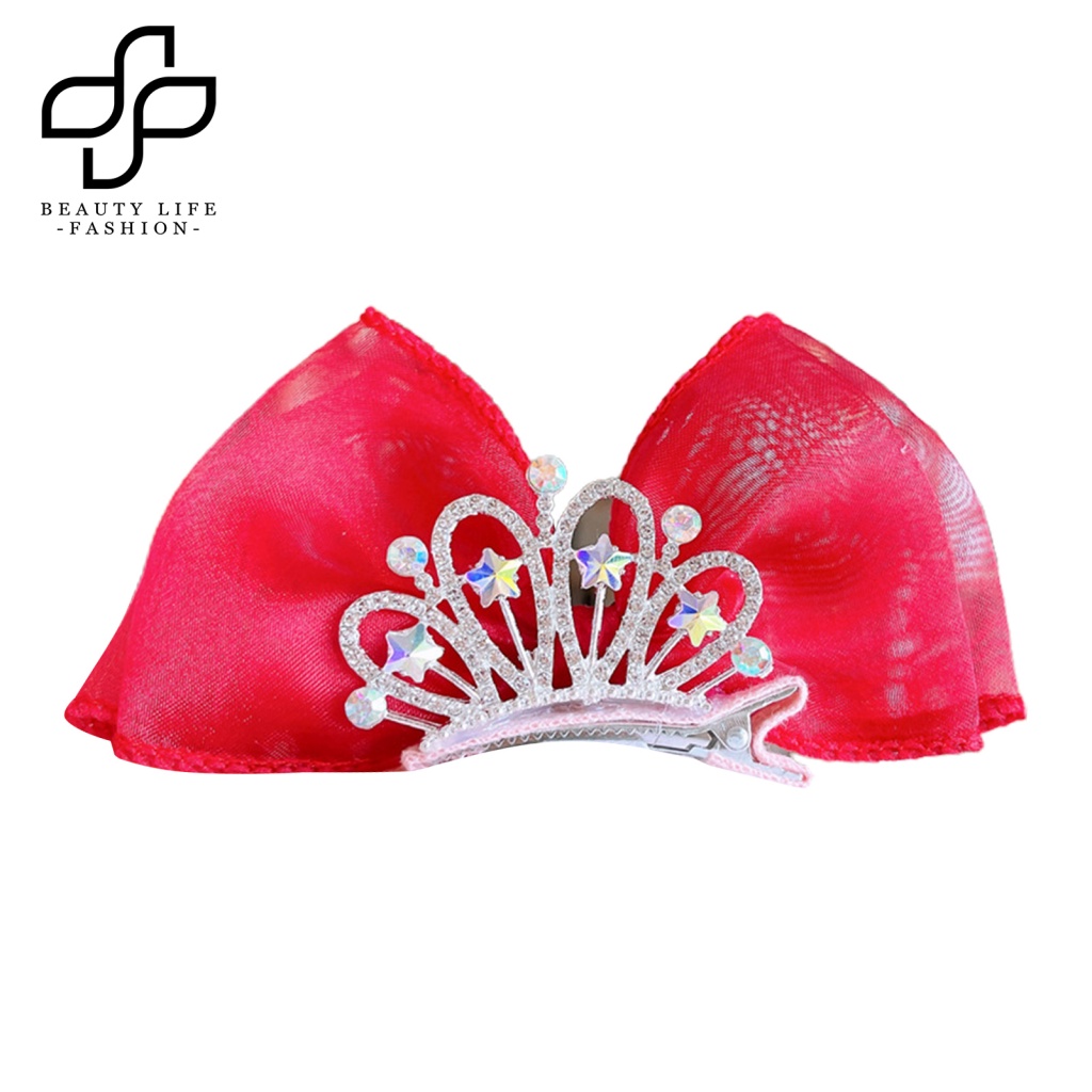 Kẹp Tóc Hình Nơ Lớn Không Trượt Thời Trang Dành Cho Nữ