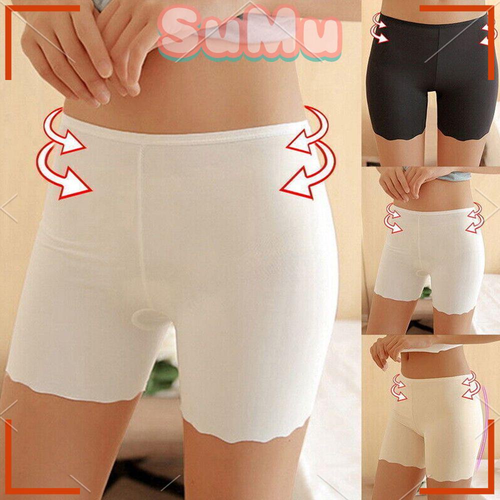 Quần Lót Mềm Mại Lưng Cao Không Lộ Viền Bảo Vệ An Toàn Cho Nữ