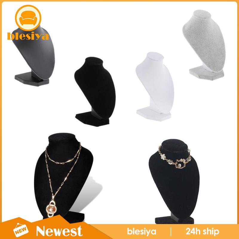 [Blesiya] Giá Nhung Trưng Bày Vòng Cổ / Trang Sức Màu Đen