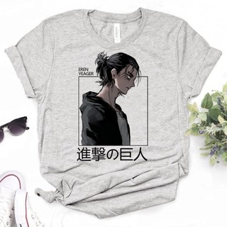 Áo Thun Nữ Tay Ngắn In Hình Phim Attack on Titan