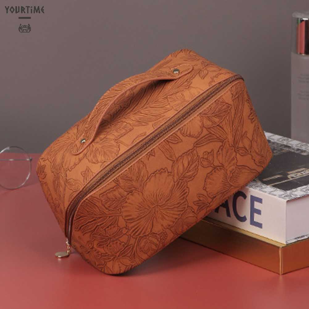 Túi Da PU Đựng Đồ Trang Điểm Tiện Lợi Khi Đi Du Lịch