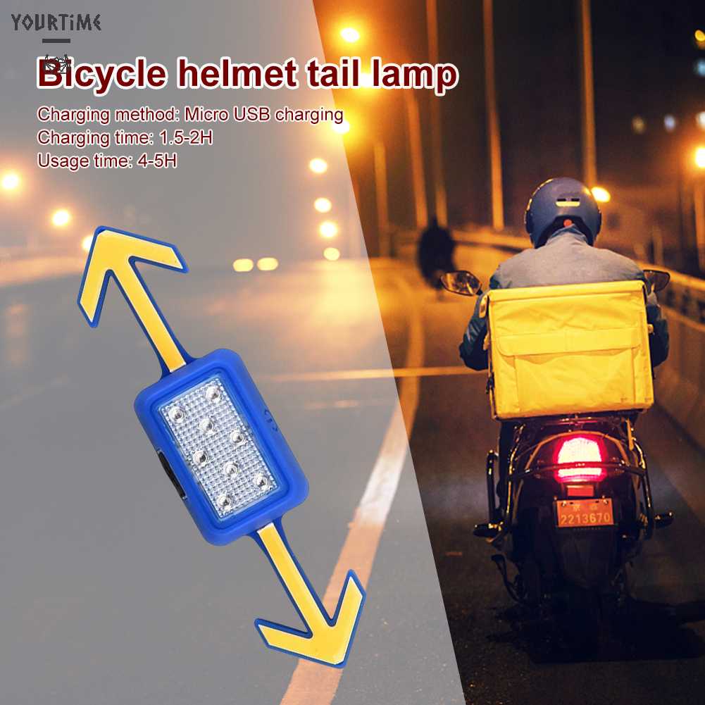 Đèn LED Xi Nhan 6 Chế Độ Kèm Sạc Tiện Dụng Cho Xe Đạp