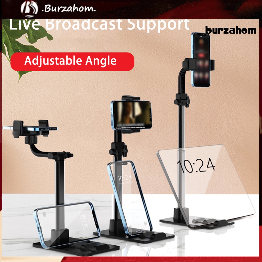 Giá Đỡ Điện Thoại Có Thể Điều Chỉnh Chiều Cao Xoay 360 Độ Kèm 2 Thiết Bị Hỗ Trợ Chụp Ảnh