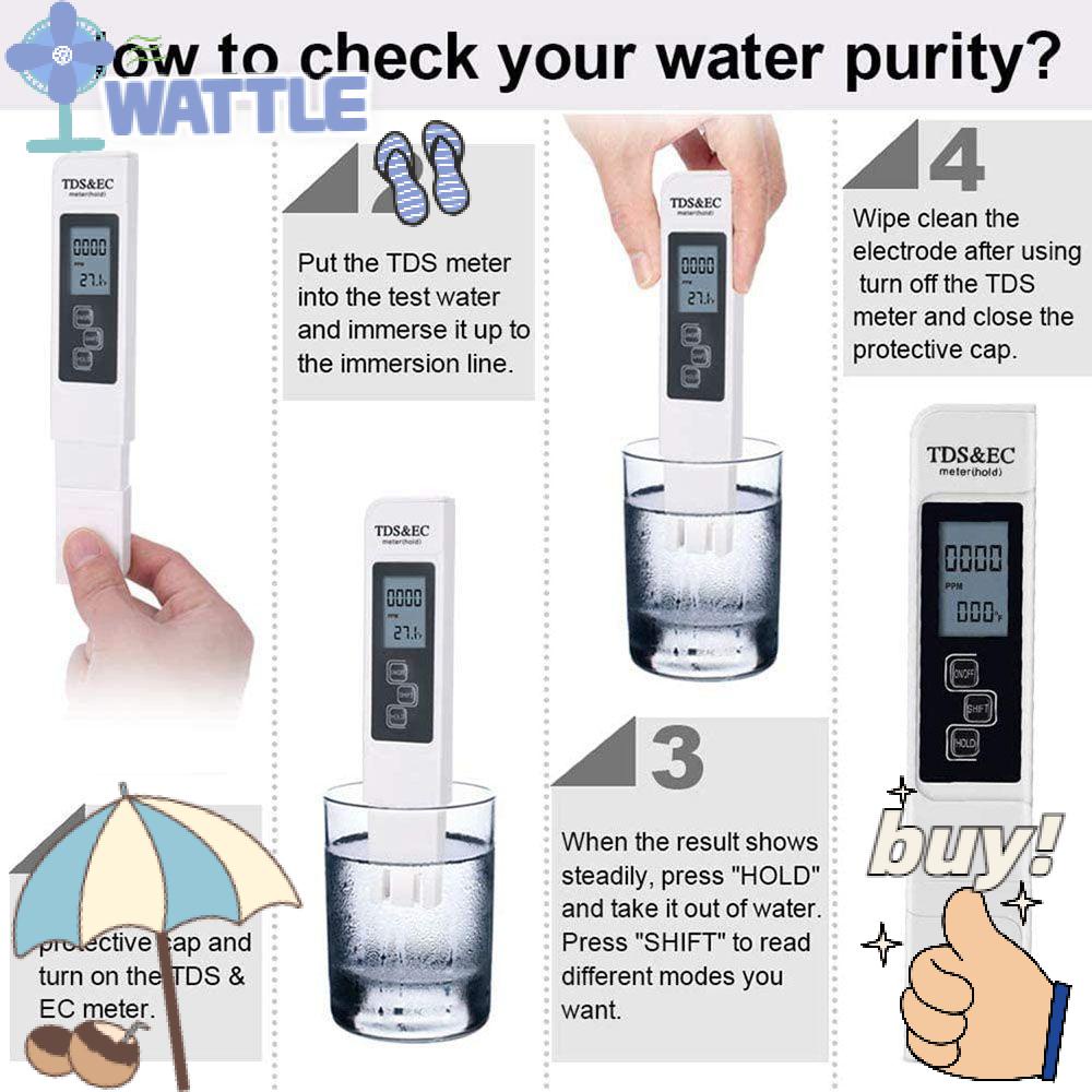 Bút Kiểm Tra Chất Lượng Nước Đa Năng 0-9990