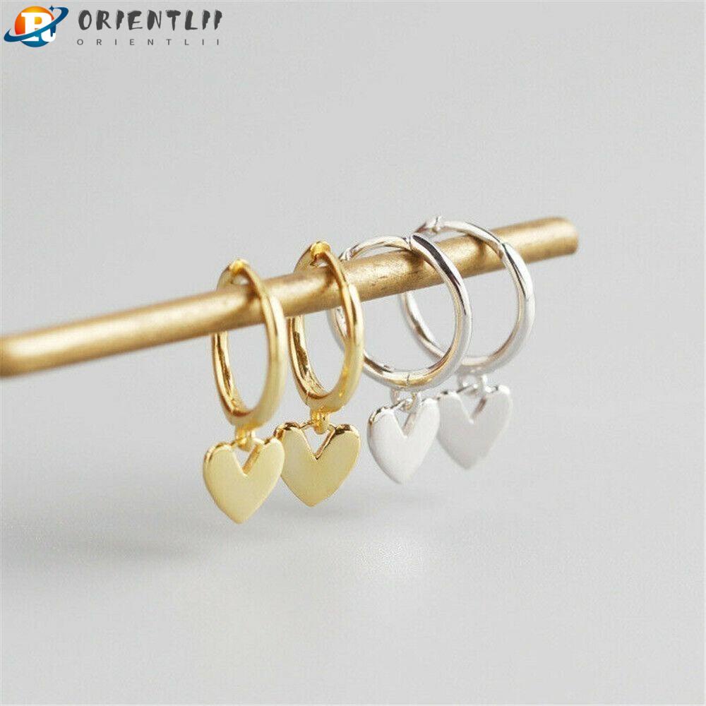 Set 5 Đôi Bông Tai Hình Trái Tim Thời Trang Cho Nữ