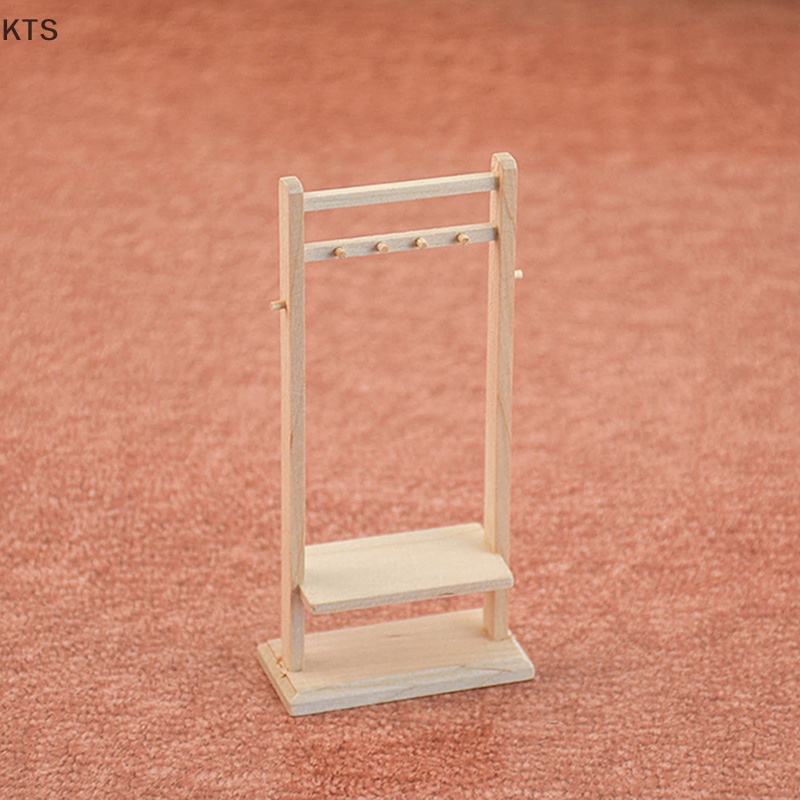 Giá Đỡ Áo Khoác Và Quần Áo Trang Trí Nhà Búp Bê 1: 12