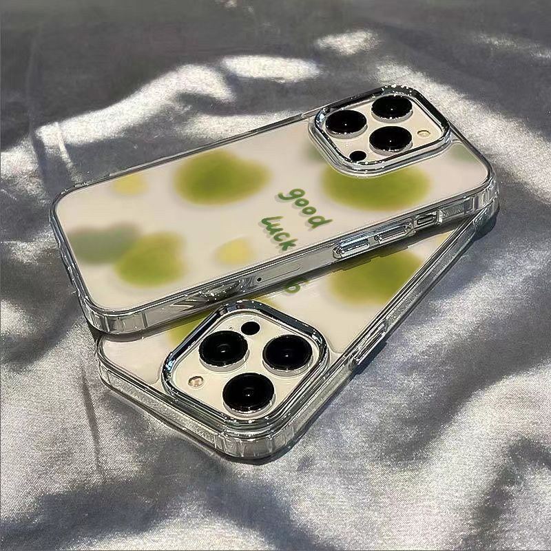 ✅Ốp Điện Thoại Mềm Chống Sốc Họa Tiết Trái Tim Cho Iphone 12 14 Pro 11 Max 7 / 13 8