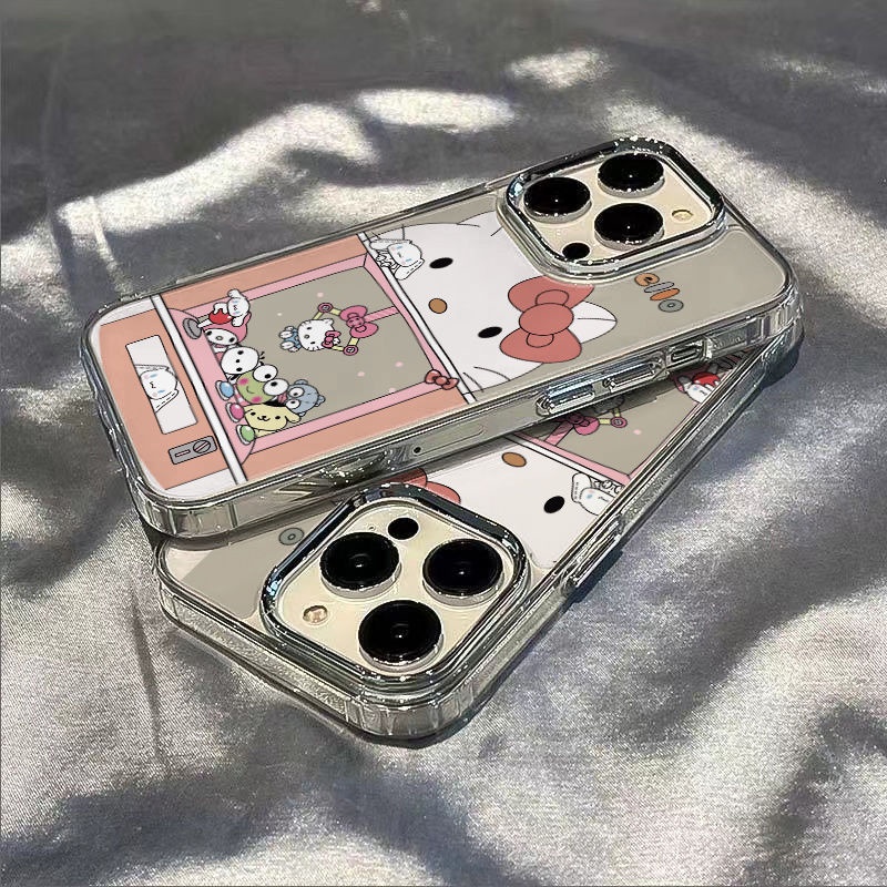 ✅Ốp Điện Thoại Dẻo Họa Tiết Hoạt Hình Mèo Dễ Thương Chống Sốc Cho iPhone1214pro11 7KT plus / 8 13