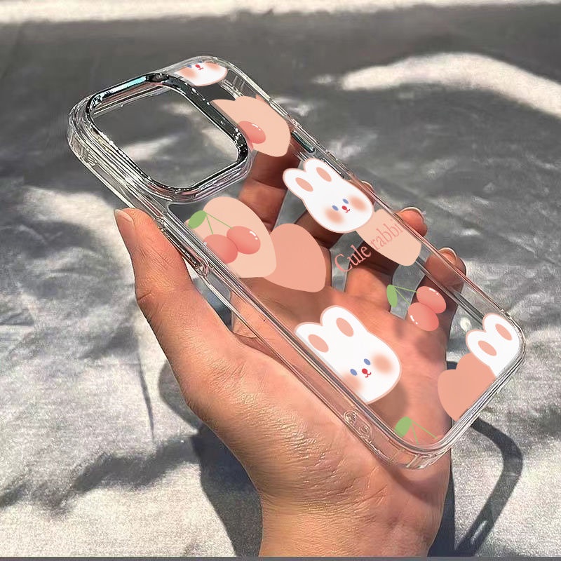 ✅Ốp Điện Thoại Mềm Chống Sốc Màu Hồng Họa Tiết Gấu Dễ Thương Cho Iphone 12 Max137plus 1114pro8 RH0S