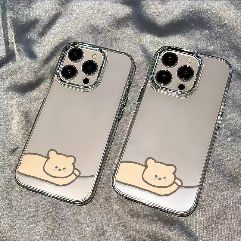 ✅Ốp Điện Thoại Dẻo Họa Tiết Chú Gấu Dễ Thương Chống Sốc Cho Iphone14Pro 8iPhone12 / 137 max 11In xs plus14pro