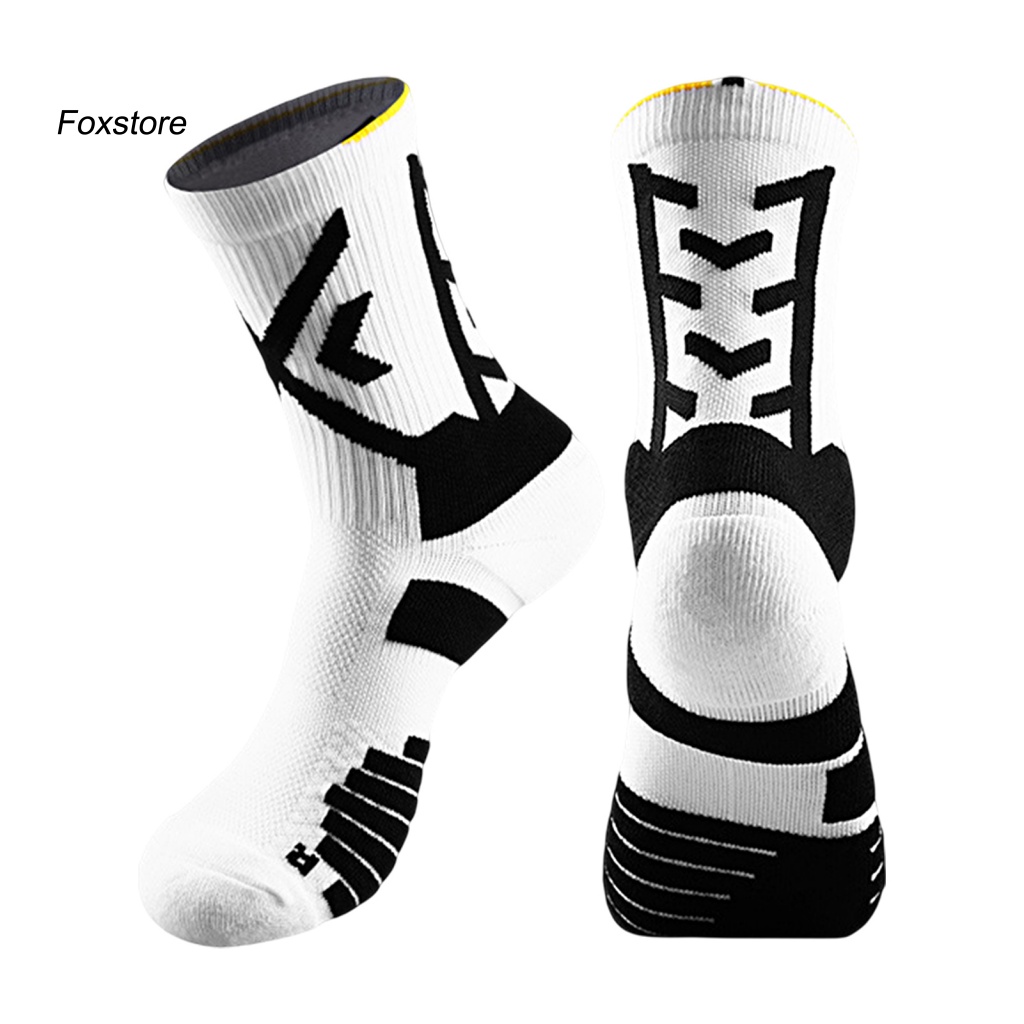 [Fx] Vớ Legging Dài Gót Dày Khô Nhanh Dùng Khi Chơi Bóng Chày / Bóng Chày / Bóng Đá Ngoài Trời