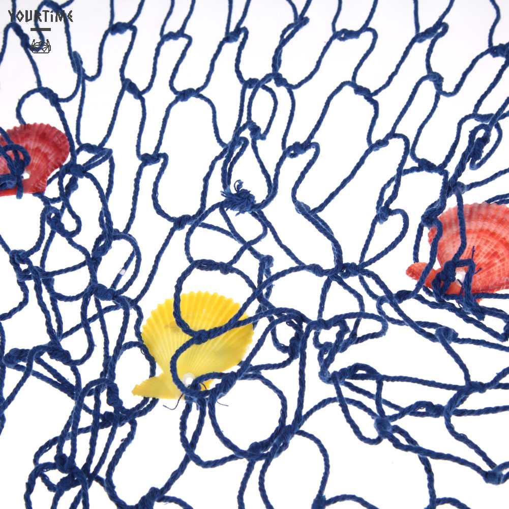 Lưới Đánh Bắt Cá Treo Tường Trang Trí Hình Vỏ Sò Biển