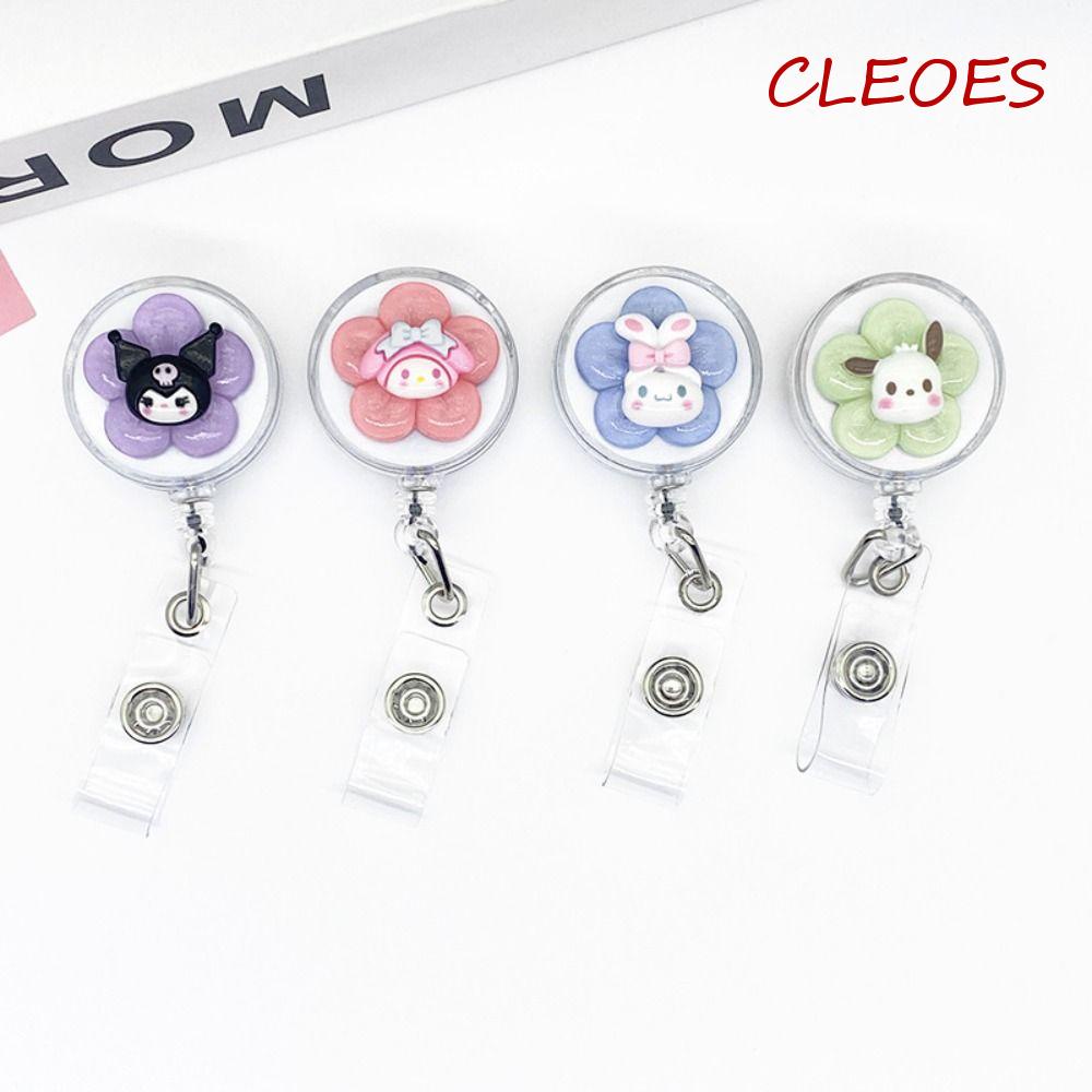 Bộ 2 Kẹp Gắn Huy Hiệu Có Thể Thu Gọn Kuromi Cho Học Sinh / Y Tá / Bác Sĩ