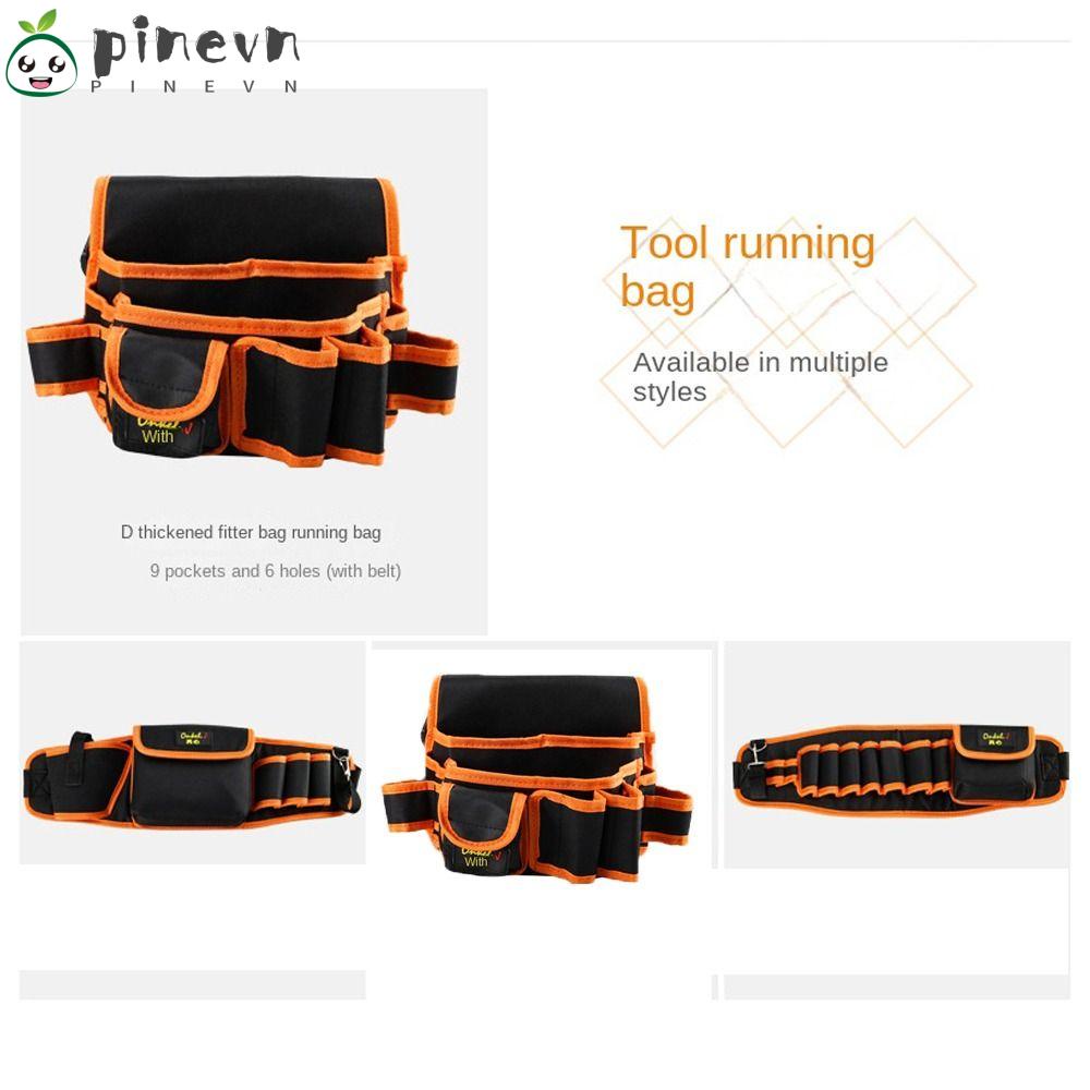 Túi Canvas Đeo Hông Đựng Dụng Cụ Sửa Chữa Đa Năng Cho Thợ Điện