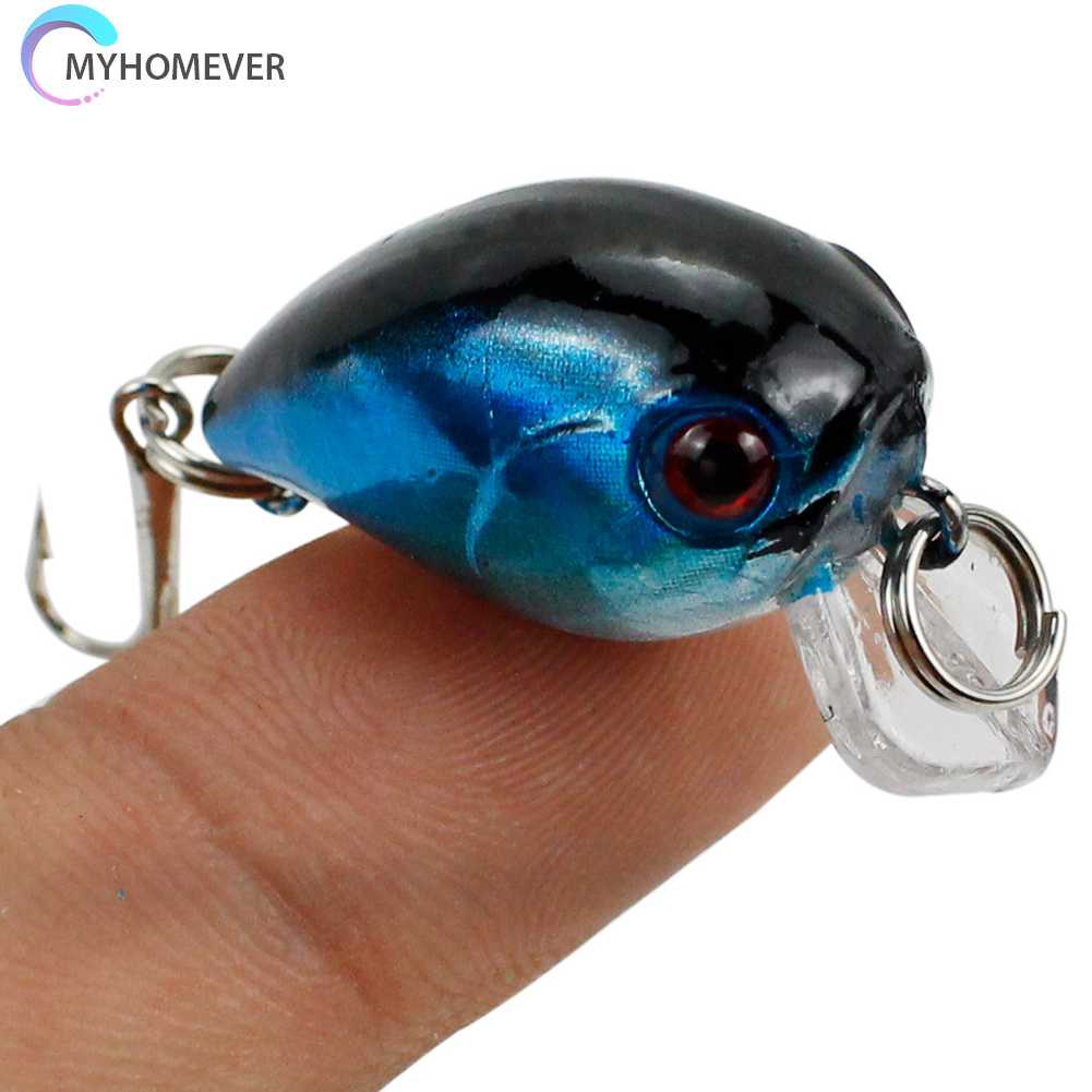 Set 10 Mồi Giả Nhử Cá Bằng Nhựa Gắn Kèm Móc Câu